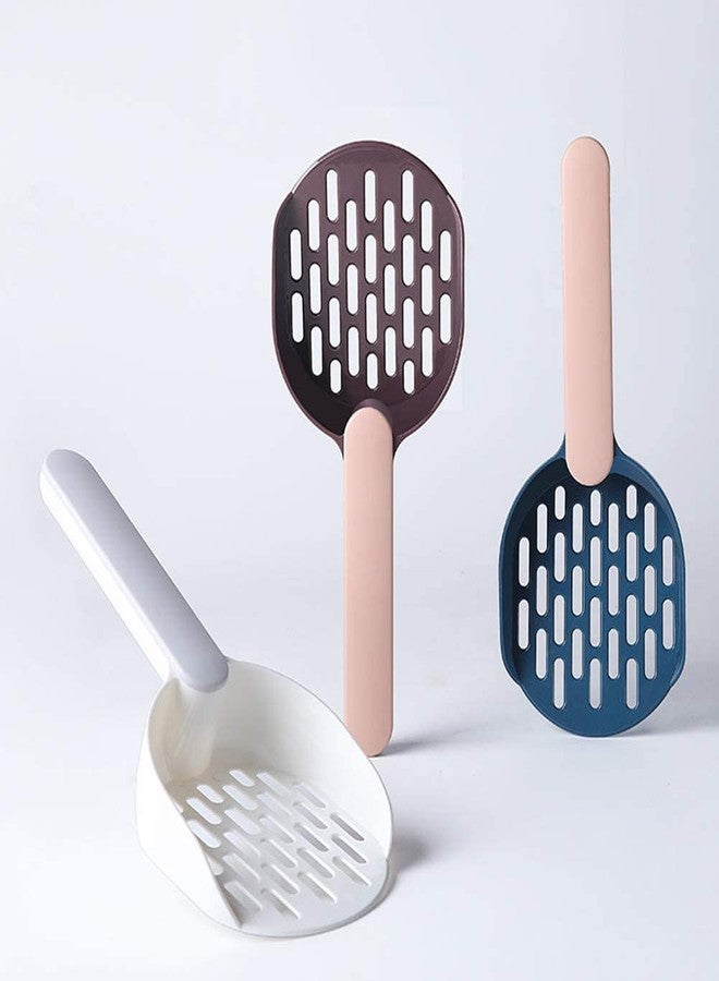 bosig® Pet Feeding Shovel Dog Food Spoon, Practical Pet Feeding Spoon Deep Blue Pink Pet Food Spoon Pet Feeding Spoon, Pet Food Spoon Supplies for Pet Cats Dogs - Image 1